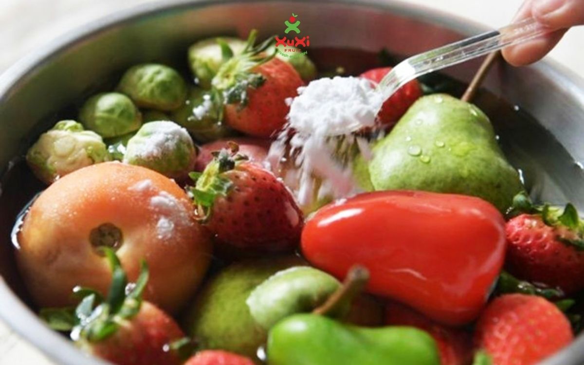cách rửa hoa quả sạch