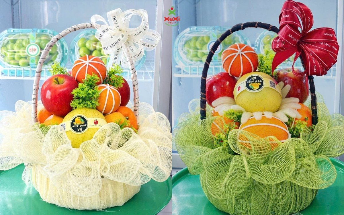 giỏ hoa quả nhập khẩu