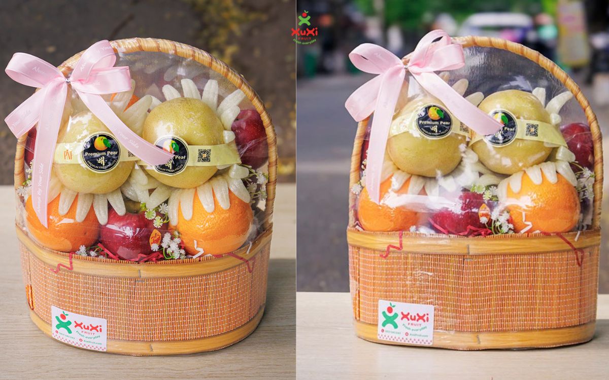 giỏ trái cây đám cưới