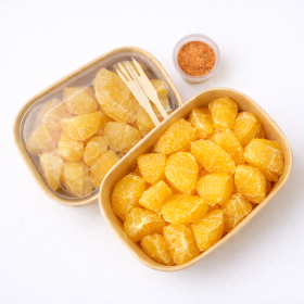 Cam Vinh cắt sẵn 500gram (Hộp)