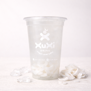 Nước dừa tươi cơm dừa – 500ml (Ly)