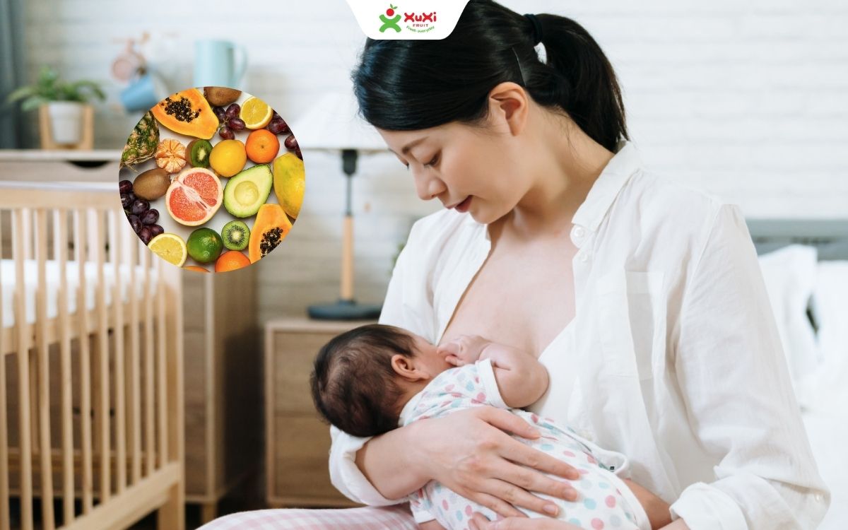 bà đẻ ăn được hoa quả gì