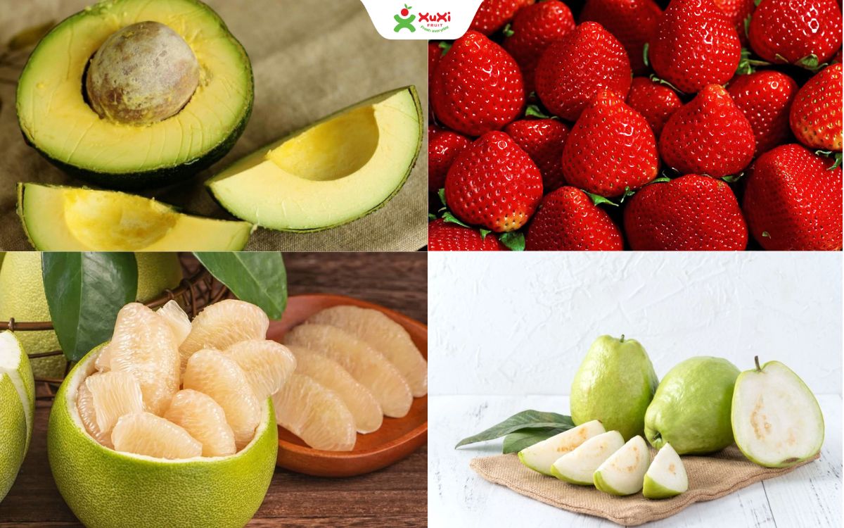 các loại trái cây ít đường
