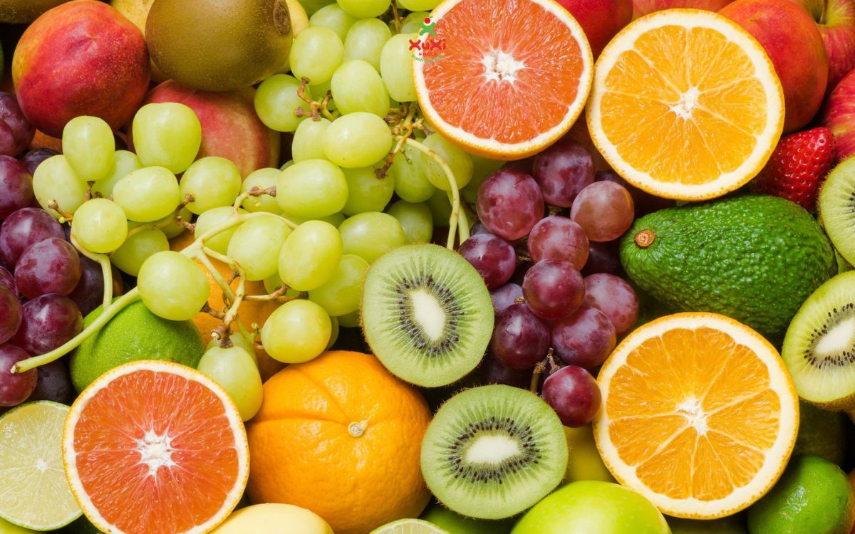 trái cây cắt sẵn